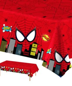 Spiderman Plastic Tablecloth Birthday Party Plastic Table Covers