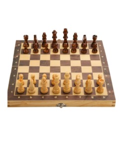 15" x 15" Magnetic Wooden Folding Chess Set