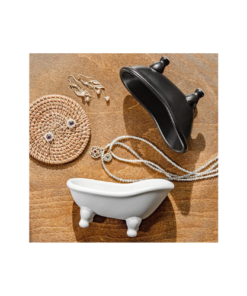 Ceramic Mini Bathtub Soap Dish Planter