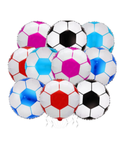 25 Pack 10 Inch Foil Soccer Balloons Club America Party Decorations