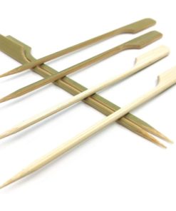 3.5 inch Bamboo wooden Paddle Picks Skewers
