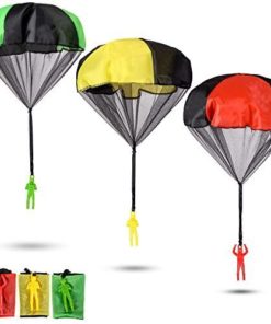 10 Pcs Parachute Toy,Tangle Free Throwing Toy Parachute