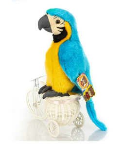 12 inch Macaw Parrot Plush Toy Stuffed Animal Toy