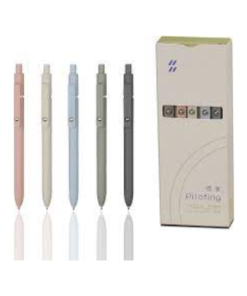 5pcs Cute Kawaii Gel Ballpoint Pens, Colorful 0.5mm Fine Point