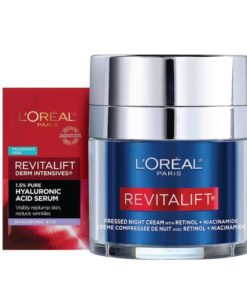 L'Oreal Paris Revitalift Pressed Night Cream, Retinol + Niacinamide 1.7oz